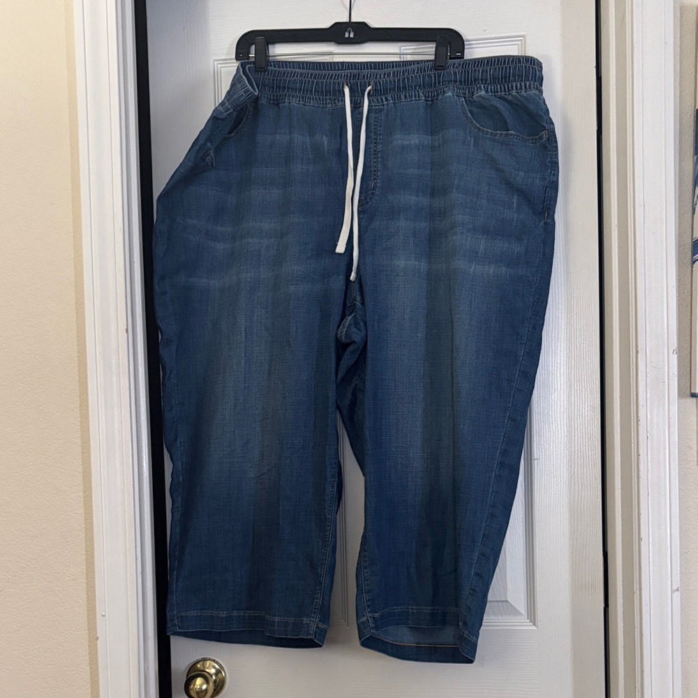 Lane Bryant Relaxed Fit Crop Jeans